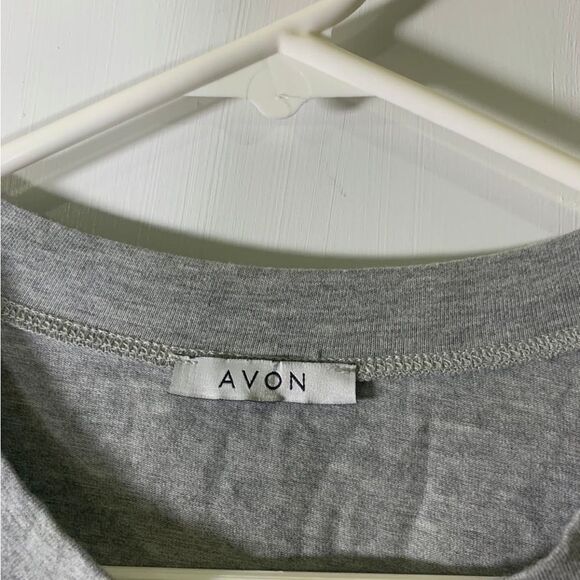 Avon Small Grey and White Coffee and Mascara‎ T Shirt - Picture 3 of 4